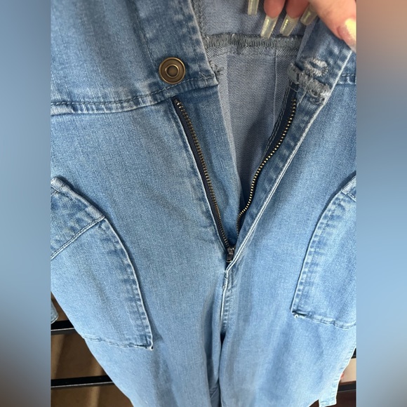 💙Fashion Nova Jean Jumpsuit💙 - Picture 5 of 8